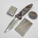 Microtech Socom Ram-Lok Liberty or Death Prototype Set Serrated 160RL-8SETLODSS PR