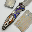 Microtech Socom Ram-Lok Liberty or Death Prototype Set Serrated 160RL-8SETLODSS PR