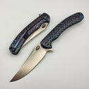 We Knife Dracarys Flamed Titanium Handle w/ Satin M390 WE 25061B-3