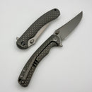 We Knife Dracarys Gray Titanium Handle w/ Stonewashed M390 WE 25061B-1