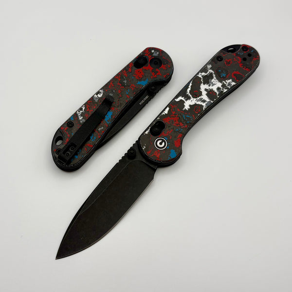 Civivi Elementum Crossbar Lock Nebula Fat Carbon FIber w/ Black Stonew