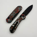 Civivi Elementum Crossbar Lock Nebula Fat Carbon FIber w/ Black Stonewashed S35VN C24063B-1
