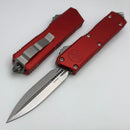 Microtech Scarab 2 Gen 3 Executive w/ Red Handles & D/E Stonewash M390MK 1175-10RD