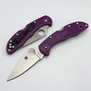 Spyderco Delica 4 Lightweight Purple FRN Handles w/ VG-10 C11FPPR