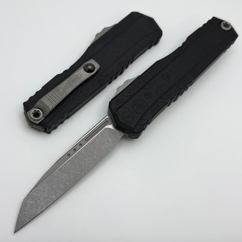 Microtech Cypher II S/E Apocalyptic w/ Claw Burst Black Handle 1241-10