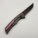 Tuya Knife All-Star Persia Bead Blasted Integral handle w/ No Spine Holes w/S90V DLC Blade T1750-A