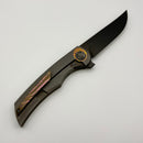 Tuya Knife All-Star Persia Bead Blasted Integral handle w/ Spine Holes w/S90V DLC Blade T1750-A