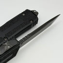 Microtech Scarab 2 Gen 3 Tanto Shadow w/ Spine Fluting 1279-1DLCTSH