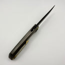 Tuya Knife All-Star Persia Bead Blasted Integral handle w/ No Spine Holes w/S90V DLC Blade T1750-A