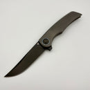 Tuya Knife All-Star Persia Bead Blasted Integral handle w/ Spine Holes w/S90V DLC Blade T1750-A