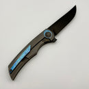 Tuya Knife All-Star Persia Bead Blasted Integral handle w/ Spine Holes w/S90V DLC Blade T1750-A