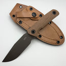 Zero Tolerance 0004 Natural Micarta Handle w/ Stonewash Cru-Wear