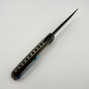 Tuya Knife All-Star Persia Bead Blasted Integral handle w/ Spine Holes w/S90V DLC Blade T1750-A