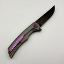 Tuya Knife All-Star Persia Bead Blasted Integral handle w/ Spine Holes w/S90V DLC Blade T1750-A