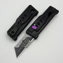Reate EXO-U Utility Speedhole Pattern Black w/ Purple Accents Aluminum Handle