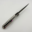 Tuya Knife All-Star Persia Crystal Titanium Integral handle w/ Spine Holes w/S90V DLC Blade T1750-C