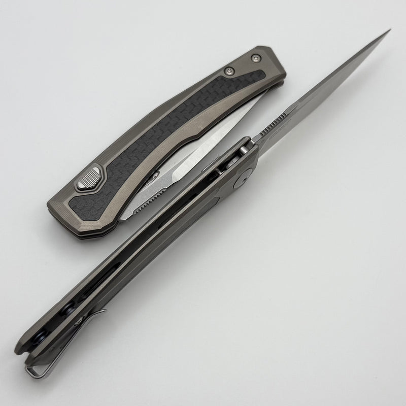 Zero Tolerance 0556 w/ Titanium Carbon fiber Inlaid Handles & MagnaCut