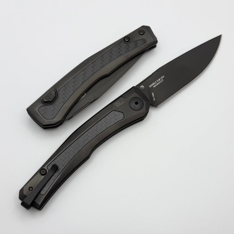 Zero Tolerance 0556BLK w/ PVD Titanium Carbon fiber Inlaid Handles & P