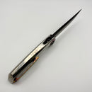 Tuya Knife All-Star Persia Crystal Titanium Integral handle w/ No Spine Holes w/S90V DLC Blade T1750-C