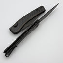 Zero Tolerance 0556BLK w/ PVD Titanium Carbon fiber Inlaid Handles & PVD MagnaCut ZT0556BLK