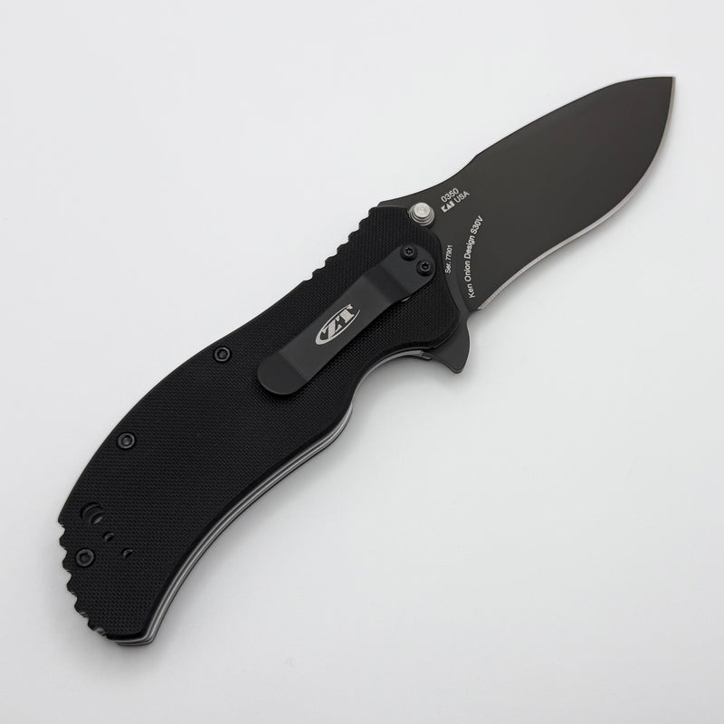 Zero Tolerance ZT0350 Black G-10 w/ Black S30V