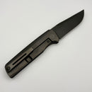 Pre-Owned Custom Knife Factory DLC Yeti Gnome 2.0 Titanium & M398