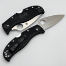 Discontinued Spyderco Leafjumper Black FRN Handles w/ Serrated VG-10 C262SBK