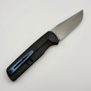 Pre-Owned Custom Knife Factory Yeti Gnome 2.0 Crystal Titanium & M398