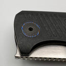 Pre-Owned Custom Knife Factory Yeti Gnome 2.0 Crystal Titanium & M398