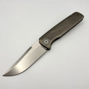Pre-Owned Custom Knife Factory Yeti Gnome 2.0 Titanium & M398