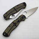 Spyderco Knives Paramilitary 2 PM2 Black/Yellow G10 & MagnaCut C81GBKYLMCP2
