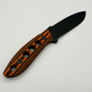 Tom Krein K9 Model 6 Black/Orange G-10 Handle D2 blade (Consignment)