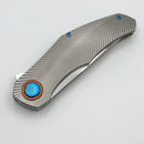 Holt Bladeworks Renegade w/ Titanium Feather Burnished Handles & M390 Near Mirror 283