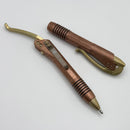 Marfione Custom Siphon Pen II Cryo Ice Copper w/ Cryo Ice Brass Lever & Bronze Ti Hardware