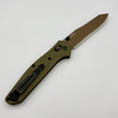 Benchmade 940FE-2402 Tan S90V w/ Green G-10 Handles (Consignment)