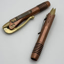 Marfione Custom Siphon Pen II Cryo Ice Copper w/ Cryo Ice Brass Lever & Bronze Ti Hardware
