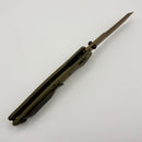 Benchmade 940FE-2402 Tan S90V w/ Green G-10 Handles (Consignment)