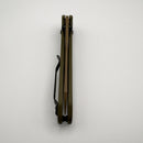 Benchmade 940FE-2402 Tan S90V w/ Green G-10 Handles (Consignment)