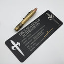 Marfione Custom Siphon Pen II Cryo Ice Brass w/ Cryo Ice Copper Lever & Bronze Ti Hardware