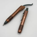 Marfione Custom Siphon Pen II Cryo Ice Copper w/ Antique Green Ti Lever & Bronze Ti Hardware