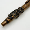 Dmitry Streltsov Skulls Engraved Titanium Pen
