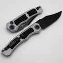 Heretic Knives Wraith Auto V4 w/ Blizzard Handle & Battleworn Black Bowie MagnaCut Blade H002-8A-BLZ