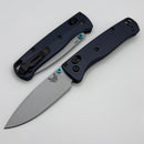 Benchmade Bugout Crater Blue Aluminum & Crushed Silver Cerakote S90V 535SL-13