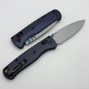 Benchmade Bugout Crater Blue Aluminum & Crushed Silver Cerakote S90V 535SL-13