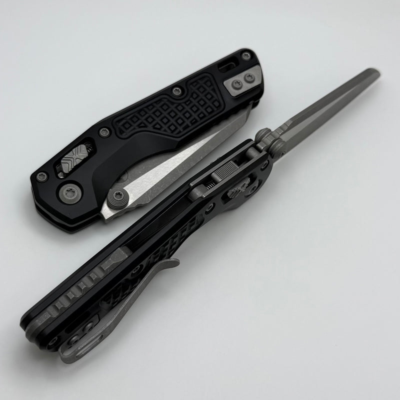 Microtech MSI RAM LOK Mini Black Frag Aluminum Handles w/ Apocalyptic