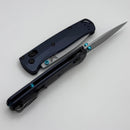 Benchmade Bugout Crater Blue Aluminum & Crushed Silver Cerakote S90V 535SL-13