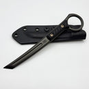 RMJ Tactical Stabby Guy Tungsten CPM-3V & Black G-10 w/ Bronze Hardware