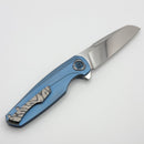 Holt Bladeworks Haptic w/ Titanium Burnished Quill Handles & Bohler M390 Near Mirror 1310