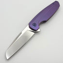 Holt Bladeworks Haptic w/ Titanium Burnished Bent Starburst Handles & Bohler M390 Near Mirror 1319