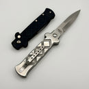 Frank B Italian Stiletto 8" Black and Natural Aluminum Set (Consignment)
